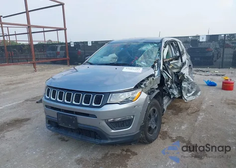 2020 Jeep Compass Sport Fwd из США, поврежденный, VIN 3C4NJCAB5LT133834